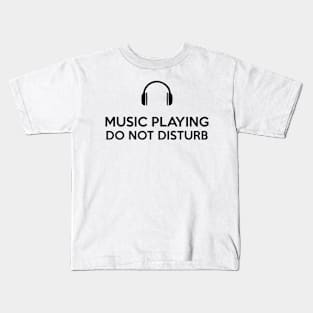 Music Playing Kids T-Shirt